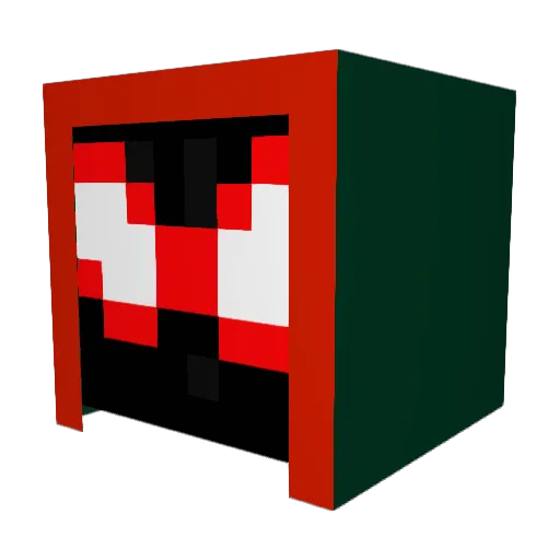 crypticjazz Minecraft avatar head, 3D render