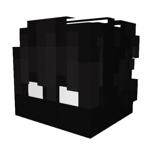 crypticvYT Minecraft avatar head, 3D render