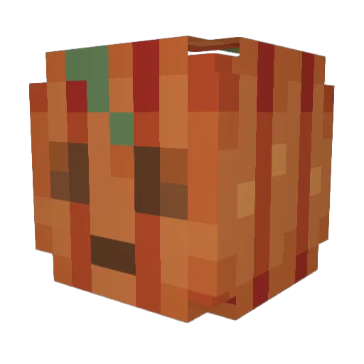 cryptoad Minecraft avatar head, 3D render