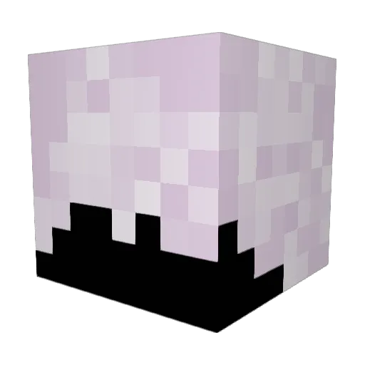 crys_ Minecraft avatar head, 3D render