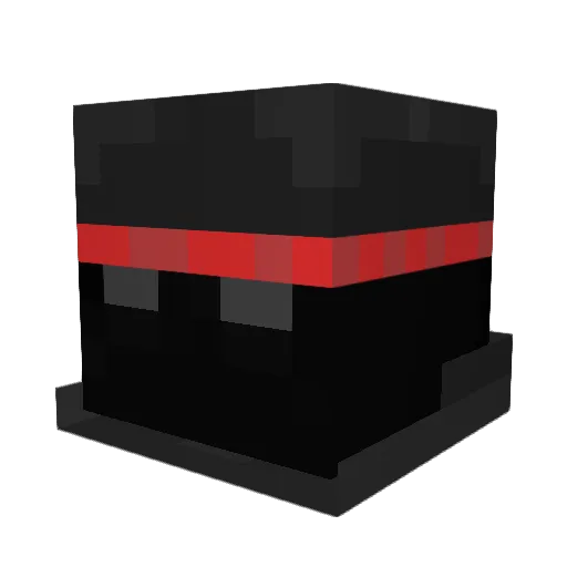 crysell Minecraft avatar head, 3D render