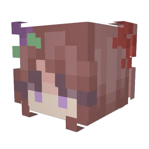 crystalcutie045 Minecraft avatar head, 3D render