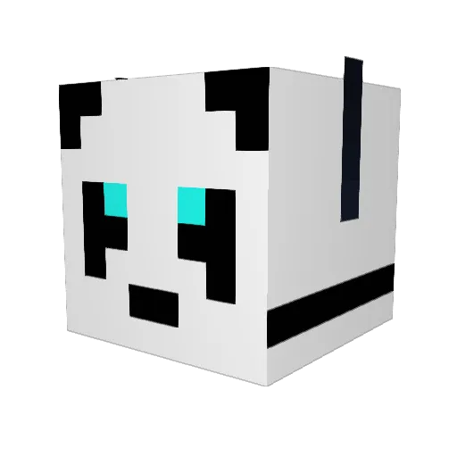 crystaldragon229 Minecraft avatar head, 3D render