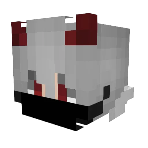 crystalpvp950k Minecraft avatar head, 3D render