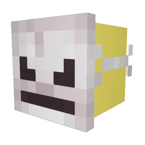 cryyssq Minecraft avatar head, 3D render