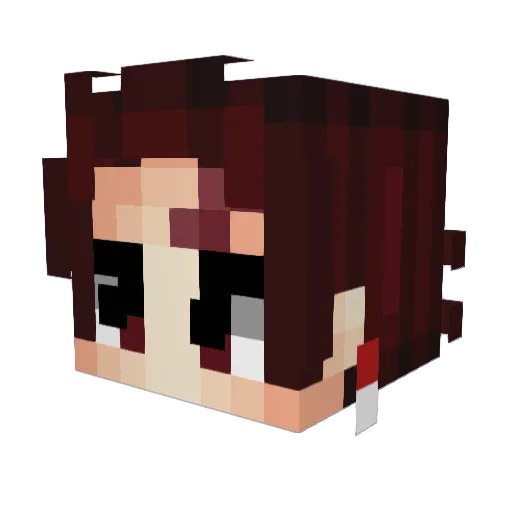 crzy4vinny Minecraft avatar head, 3D render