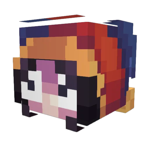 cs_italy Minecraft avatar head, 3D render