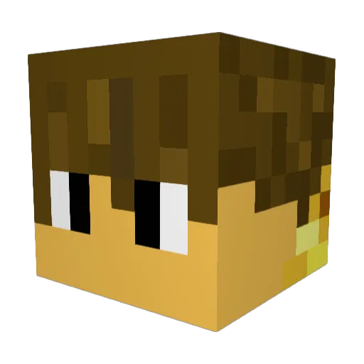 csabikaabika Minecraft avatar head, 3D render
