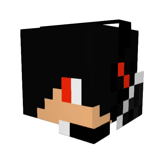 csandrewpc Minecraft avatar head, 3D render