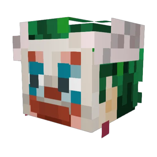 cscharlie Minecraft avatar head, 3D render