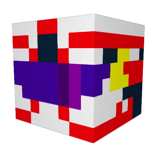 csem21 Minecraft avatar head, 3D render