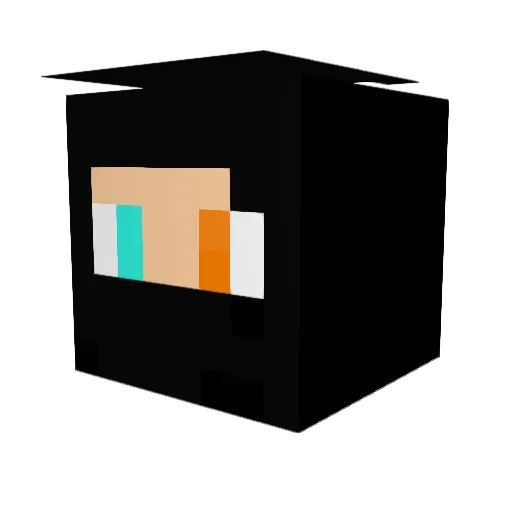 csepeter Minecraft avatar head, 3D render