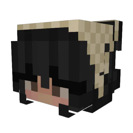 csherlync Minecraft avatar head, 3D render