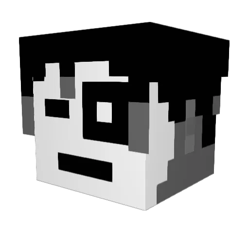 cshosen Minecraft avatar head, 3D render