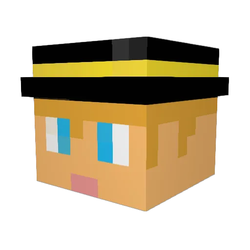 cski16 Minecraft avatar head, 3D render