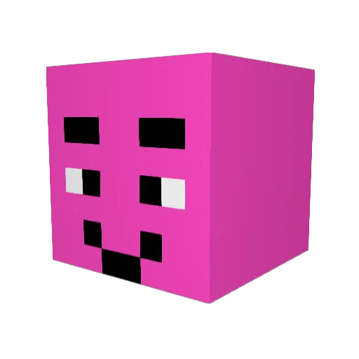 csm890226server Minecraft avatar head, 3D render
