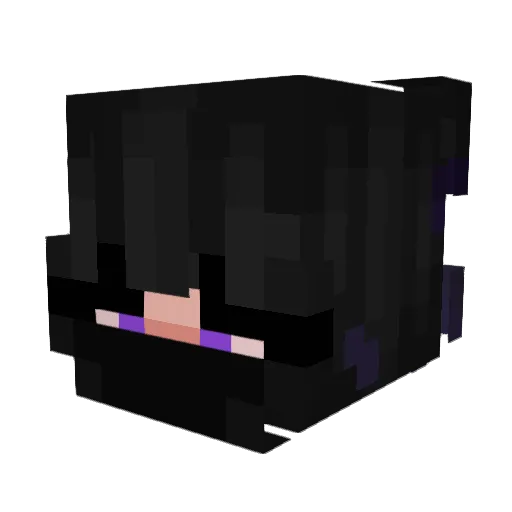 csmeliska Minecraft avatar head, 3D render