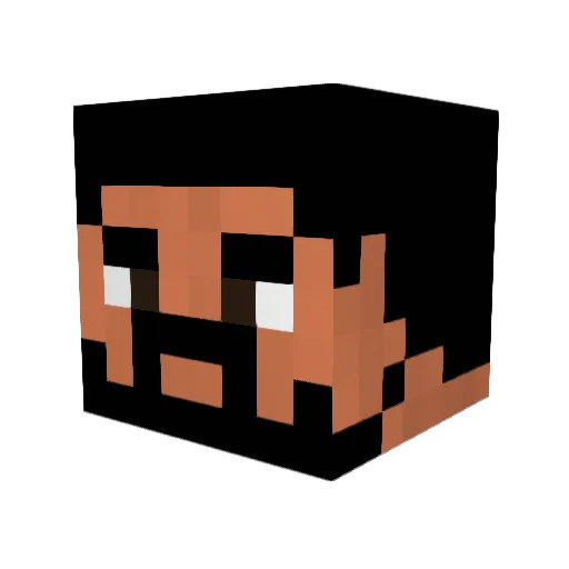 csmojo2012 Minecraft avatar head, 3D render