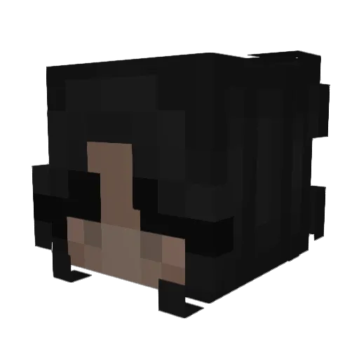 csmom Minecraft avatar head, 3D render