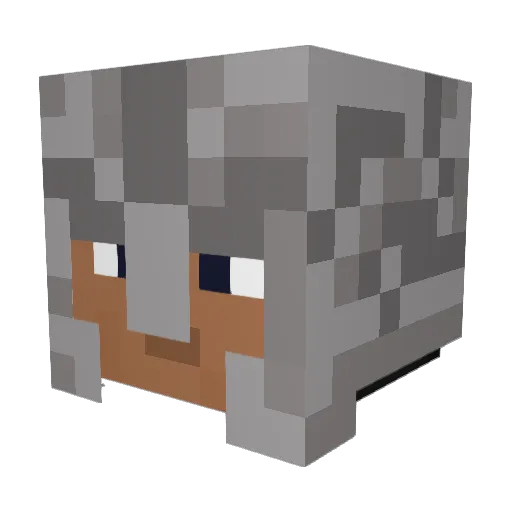 csp1971 Minecraft avatar head, 3D render