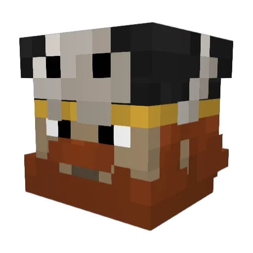 cspiker Minecraft avatar head, 3D render