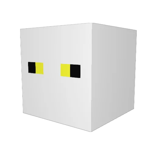 cspnb Minecraft avatar head, 3D render