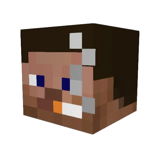 cssanFTP Minecraft avatar head, 3D render