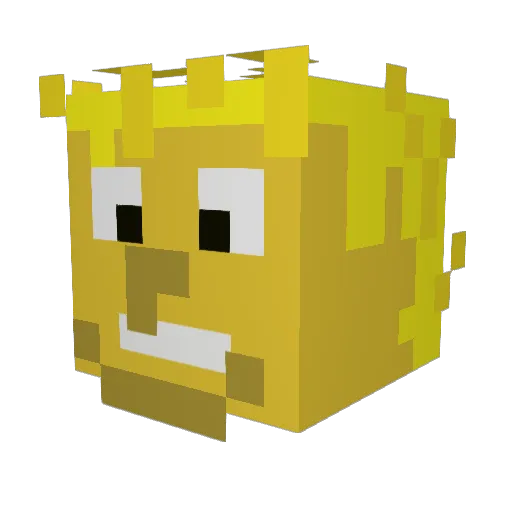 cstandri Minecraft avatar head, 3D render
