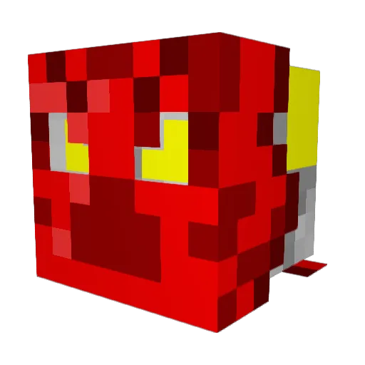 cstar64 Minecraft avatar head, 3D render