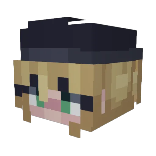 cstev73 Minecraft avatar head, 3D render