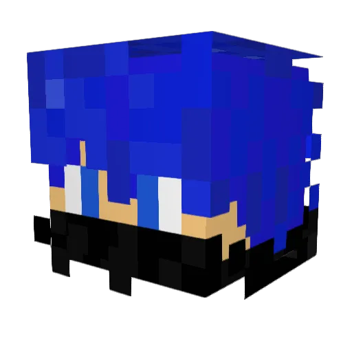 cstroebe Minecraft avatar head, 3D render