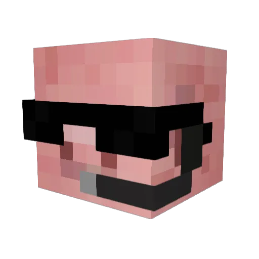 csulokman Minecraft avatar head, 3D render