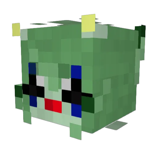 csv_depyzzz Minecraft avatar head, 3D render