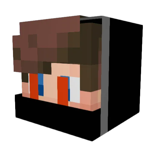 cswelker Minecraft avatar head, 3D render