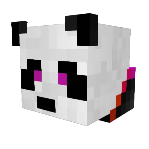csx11 Minecraft avatar head, 3D render