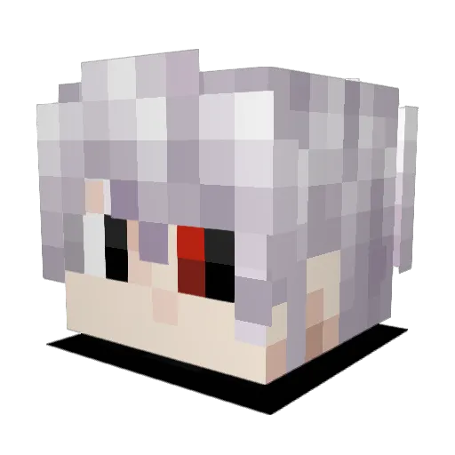 csxc Minecraft avatar head, 3D render