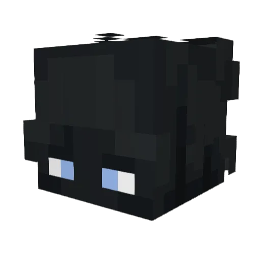 csxoxo Minecraft avatar head, 3D render
