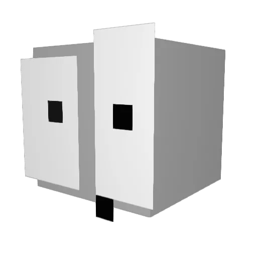 csy1225 Minecraft avatar head, 3D render
