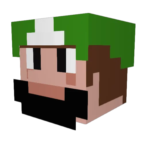 csy4544 Minecraft avatar head, 3D render