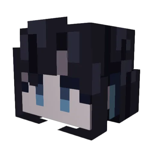 ctayjs Minecraft avatar head, 3D render