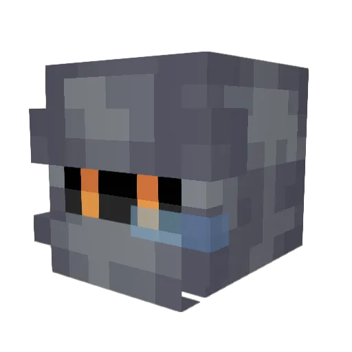 ctenan_ Minecraft avatar head, 3D render