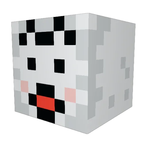 cthuwuflows Minecraft avatar head, 3D render