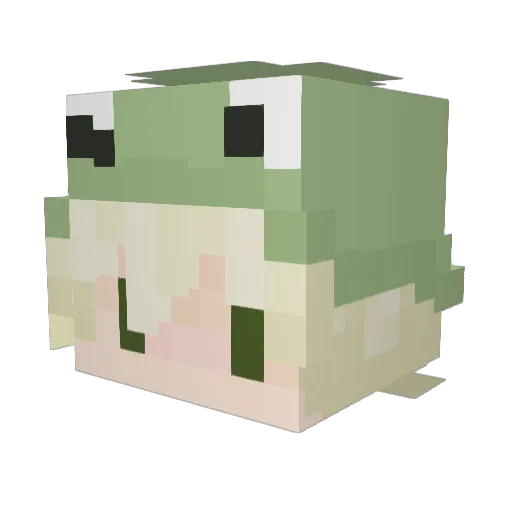 ctl0 Minecraft avatar head, 3D render