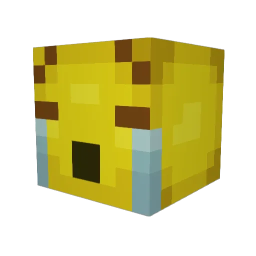ctrlsarah Minecraft avatar head, 3D render