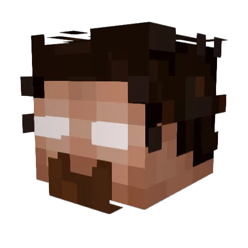 ctry007 Minecraft avatar head, 3D render