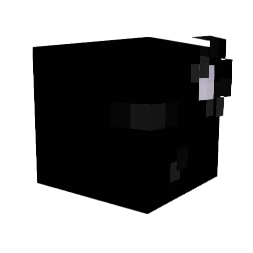 cu1s1299 Minecraft avatar head, 3D render