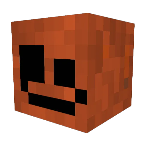 cuaranmi Minecraft avatar head, 3D render