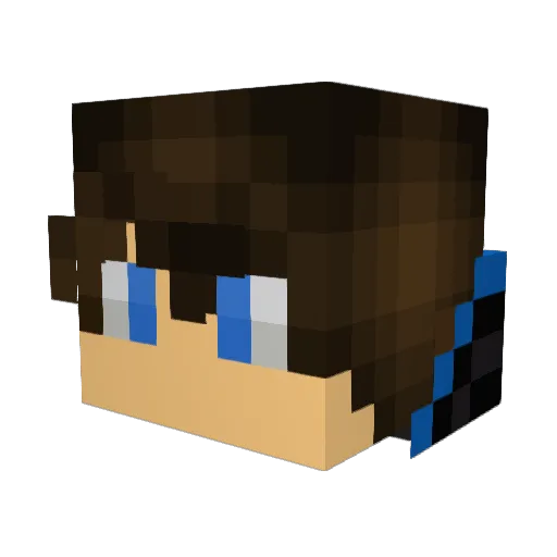 cubbear1 Minecraft avatar head, 3D render