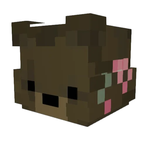 cubby36 Minecraft avatar head, 3D render