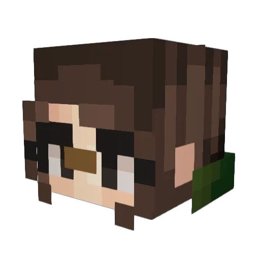 cubby_1004 Minecraft avatar head, 3D render
